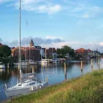 Ferienwohnung in der Nähe vom Marktplatz, Bahnhof und Hafen