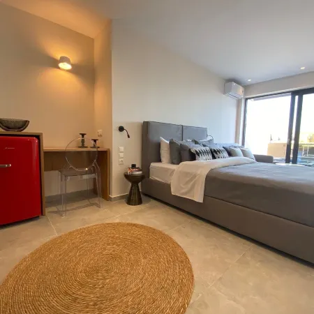 Room-Luxury Suite with a Queens Double b