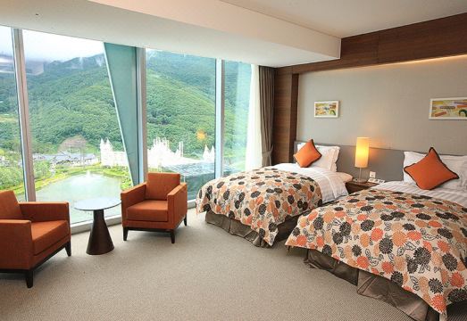 고급스러운 호텔 로비