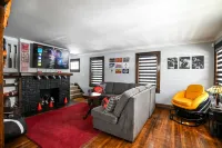 Unique Sports-Themed Haven with Foosball and Basketball - Sporty Retreat Hotels in Cleveland Heights