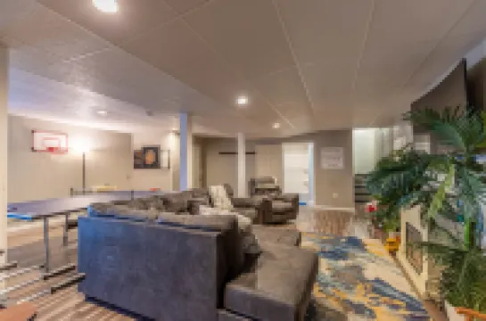 Game Room and Gorgeous Firepit Area - Stunning Mountain Haven