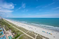 High Floor, Direct Oceanfront Views|Camelot Resort 默特爾海灘住宿飯店