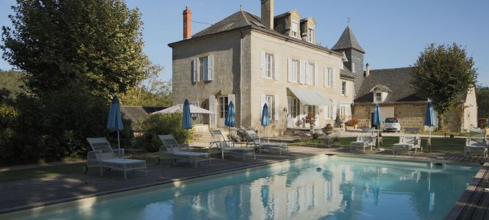 French Corréze Moulin Bleu Hotele w: Limousin