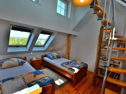 Holiday House by Lake Jamno with Private Pier