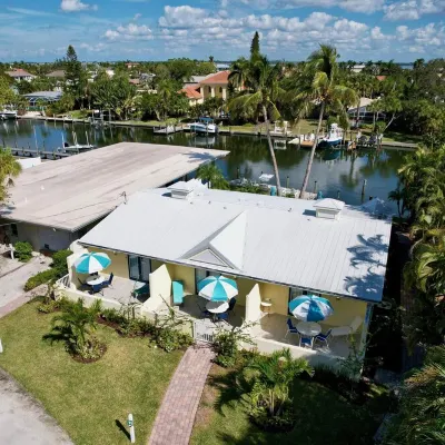 Beautiful canal front unit!See manatees playing from your living room.Cabana #12 Hotels near Longboat Key