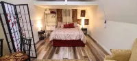 Cozy cabin on a working horse rescue with WiFi, HVAC, plumbed outhouse, shower