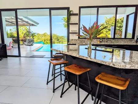 Hilltop Villa with Amazing Ocean and Jungle Views