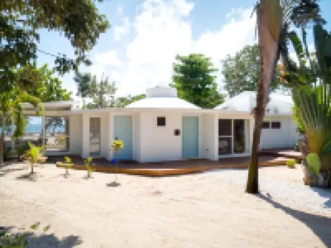 Oceanfront 4 Bedroom Bungalow with Private Pool, Large Beach Area and Staff