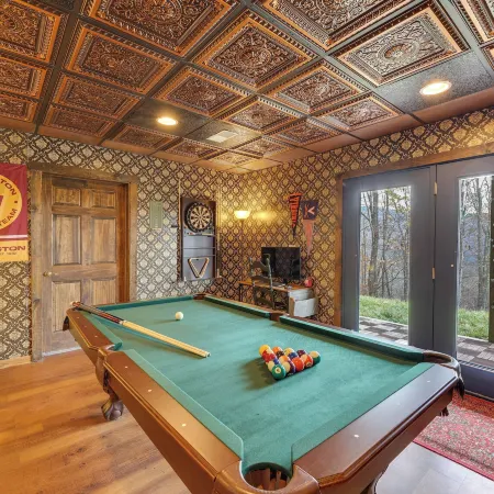 Game Room, Deck + Views: Idyllic Slaty Fork Home