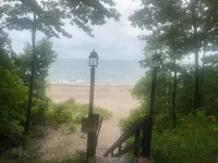 Angola on the Lake Beach House Spacious 4BR  private beach wrap-around porches