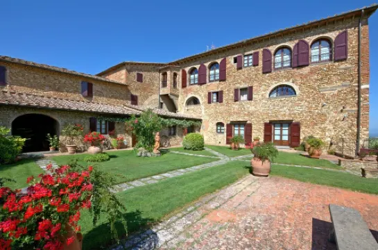 13th Century Medieval Villa on the top Chianti hills near Florence - 26 guests.