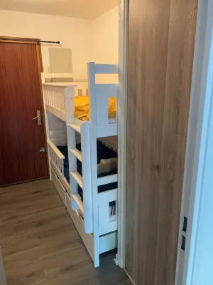 Cosy apartment 400 m from the beach perfect for a family with 2 children