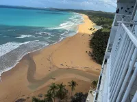 Breezy Oceanfront Condo Luquillo Beach Xscapes Relax in Warm Sand