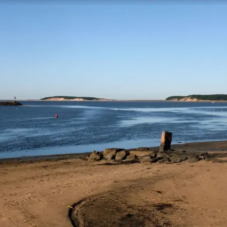 Steps to bayside beach
