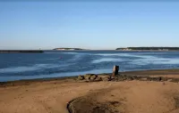 Steps to bayside beach