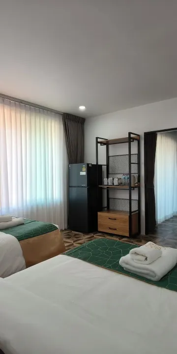 Luxury Quadruple Room, Balcony, Garden View