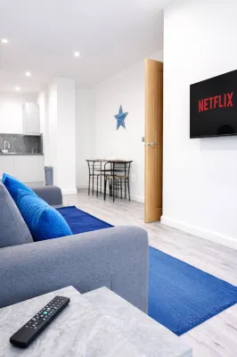 Work-Friendly 1-Bed Leicester - Bathtub