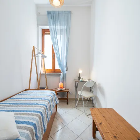 First-floor apartment just steps from the sea