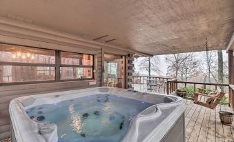 Charming Cabin w/ Hot Tub, Fire Pit & Views!