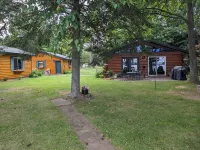 Cabin on Soo Lake.  Enjoy the views of the lake 66' from water's edge.