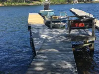 Kettle Cove in Sebago Lake, Maine キャスコのホテル