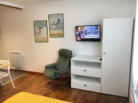 Downtown studio with outdoor parking and private, secure bike storage.