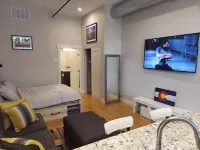 New Build Boardwalk Studio Condo steps from Lake!!