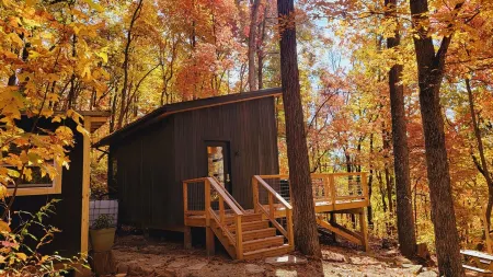 Get back to nature! Unique cabin in the mountains 15 minutes from Asheville N.C. Отели рядом с достопримечательностью «Charles D Owen Park»