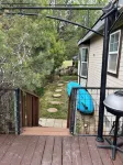 Hidden in the trees!Reasonable Rates-Sleeps 12-Includes kayak for 4.New listing!