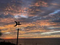 Stunning Lake Views From This Artistic Getaway