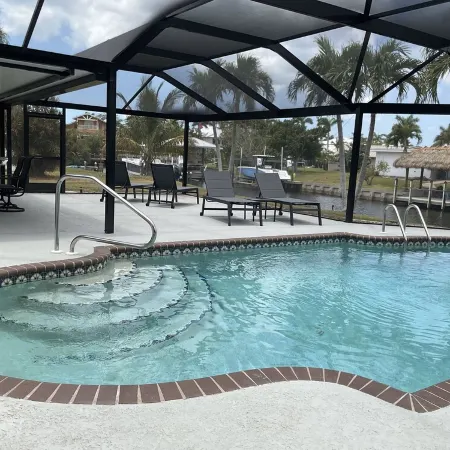 Fort Myers Renovated Luxury Waterfront 3 bed 3 bath with heated pool