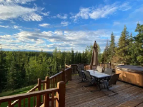 Forever views from HOT TUB overlooking Kenai National Wildlife Refuge near river Hotels in Sterling