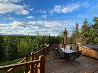 Forever views from HOT TUB overlooking Kenai National Wildlife Refuge near river
