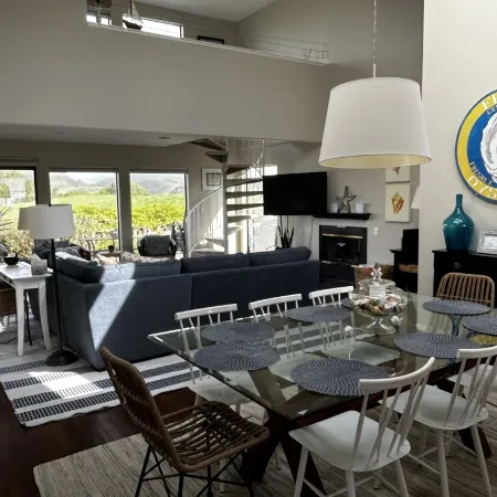Pure Serenity at Harbour Sounds- open and airy.  A quick walk to the beach