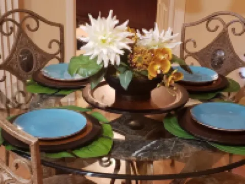 Our home is located in a great location between Brownwood and Lake Sumter Hotels in The Villages