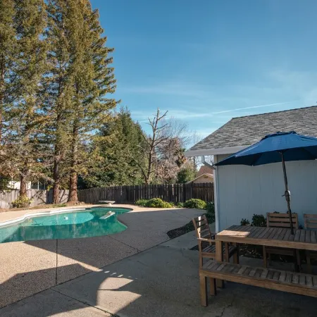 Enjoy a Hot Tub and a Pool at our Redding House Retreat