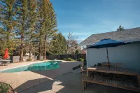 Enjoy a Hot Tub and a Pool at our Redding House Retreat