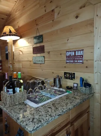 NEW LISTING! Mountain Cabin Getaway with a fire pit,WiFi, Dish Network,Dogs OK