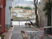 IN THE TYPICAL DISTRICT OF POINTE COURTE IN SETE CITY BETWEEN SEA AND SKY