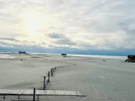 Ferienhaus "sanderling" - Gemütliches Holzhaus mit Blick auf die Schafswiesen