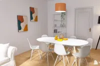 4-room residence for families and groups with balcony and garden view!