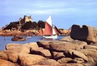 Bright apartment Sea view - Pink Granite coast - PROMO September-October Hotels in Pleumeur-Bodou