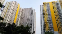 Minimalist Studio Room at the Springlake Apartment Sumarecon Bekasi