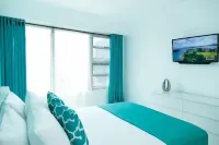 Apartment with roof top pool.