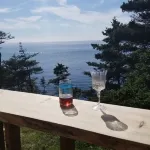 Oceanfront mini home, two decks, with spectacular views.