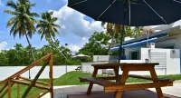 Beach house w/private pool, unit BLUE, full A/C, WiFi, kayaks