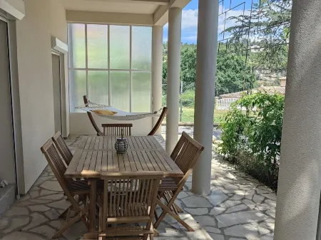 Bel Appartement Climatisé Avec Jardin et Piscine Отели в г. Ардеш