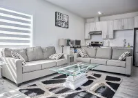 Cozy 3-bedroom, 3 queen beds ground level suite in a desirable location in PG.
