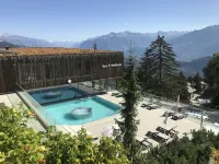 Stunning contemporary chalet in Anzère with unbelievable views of the mountains. Hotels in Ayent