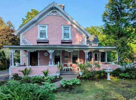 Victorian charm with modern conveniences in the heart of Schroon Lake, NY.